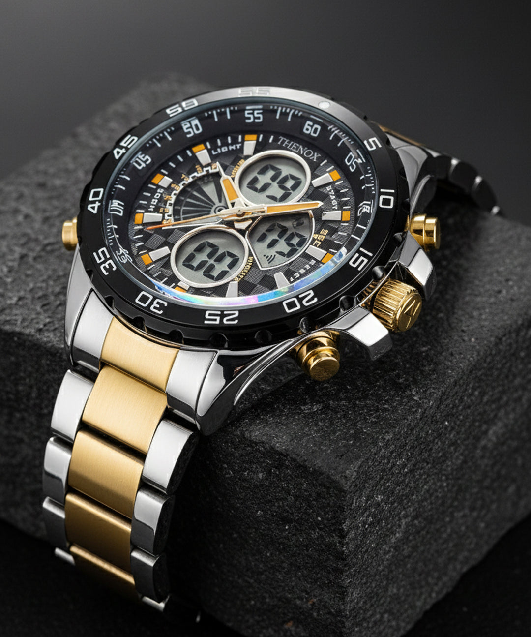 Master Blue Acero y Oro